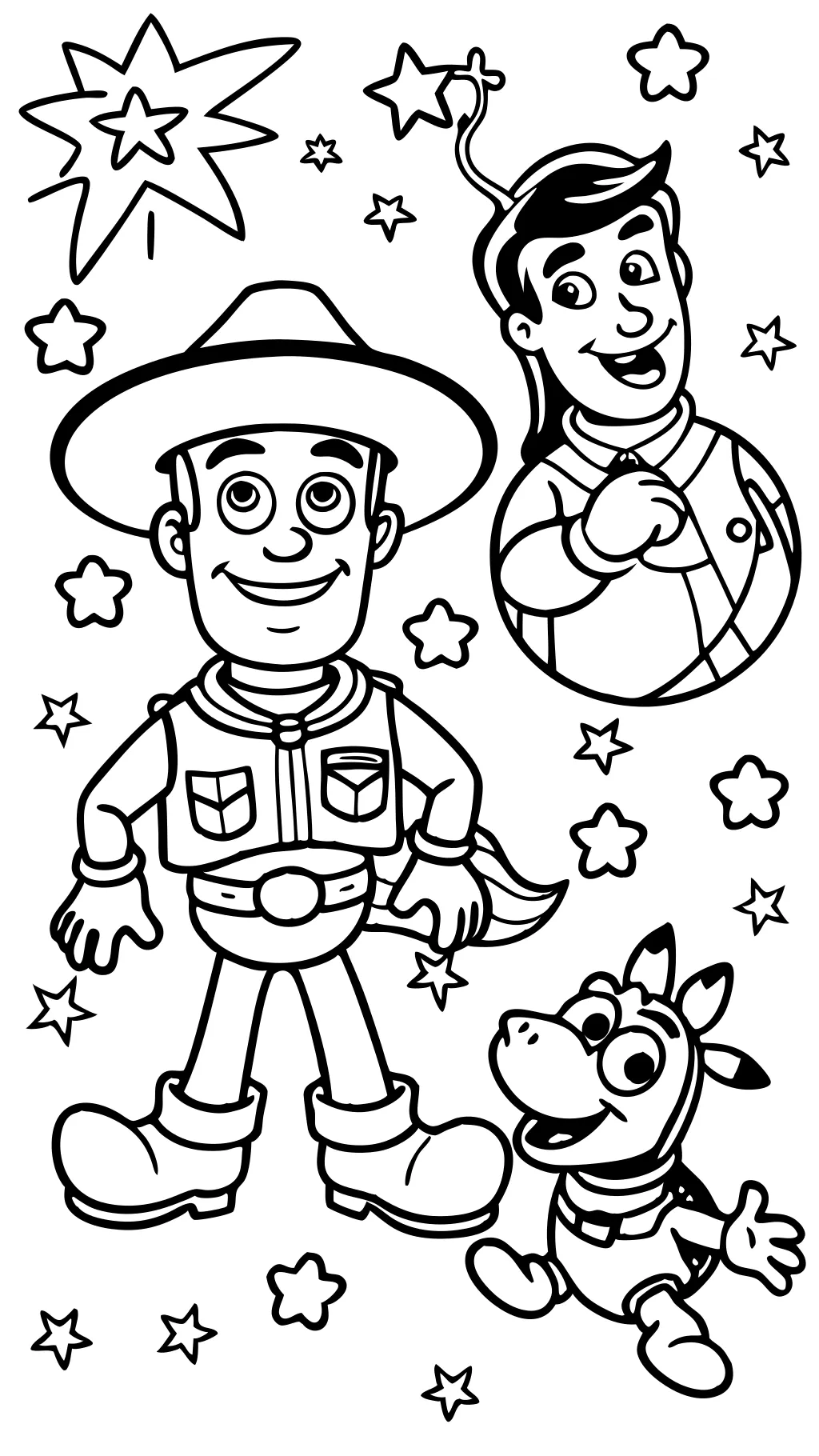 pages à colorier Toy Story 2